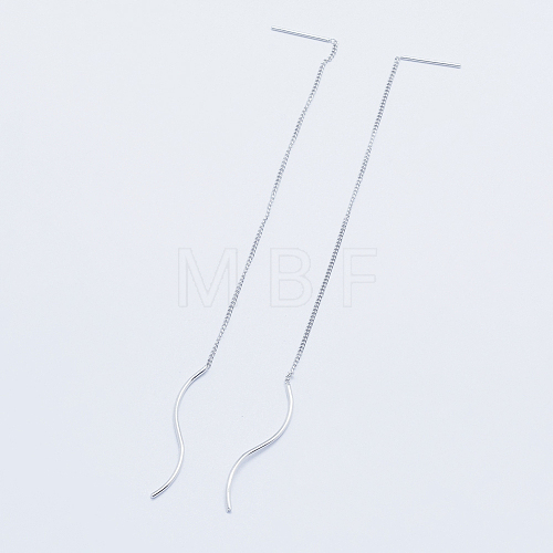 Long-Lasting Plated Brass Ear Studs KK-K204-158P-NF-1