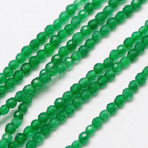 Natural Green Onyx Agate Beads Strands X-G-A129-3mm-A04-1