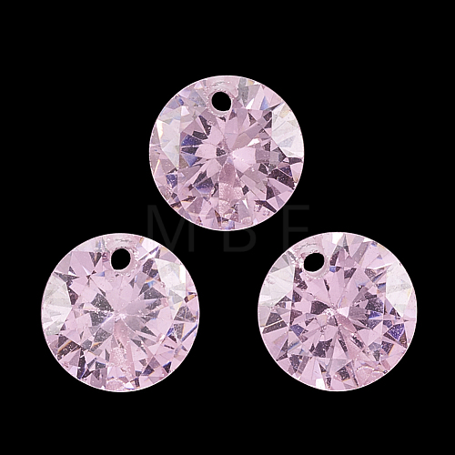 Cubic Zirconia Charms ZIRC-N033-B-08-1