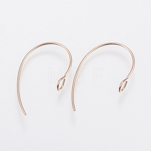 Ion Plating(IP) 304 Stainless Steel Earring Hooks STAS-F148-05RG-1