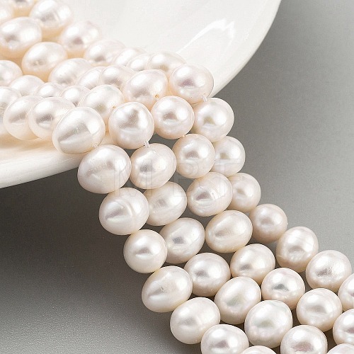 Natural Cultured Freshwater Pearl Beads Strands PEAR-C003-16B-1