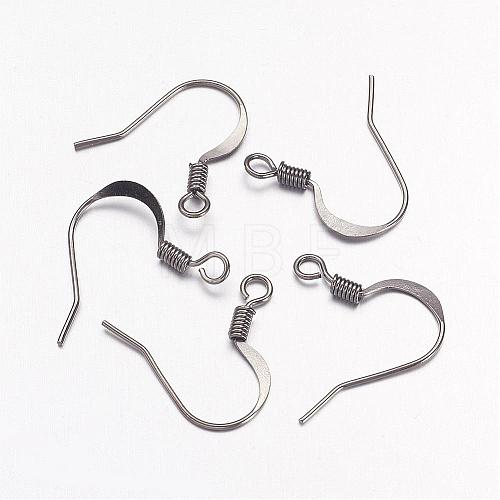 Brass French Earring Hooks KK-Q366-B-NF-1