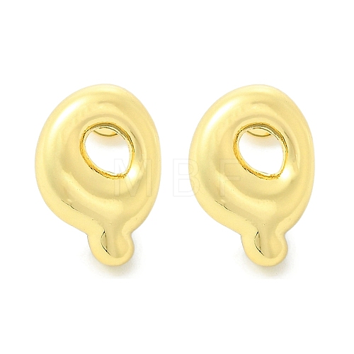 Rack Plating Brass Earrings EJEW-S222-01G-Q-1