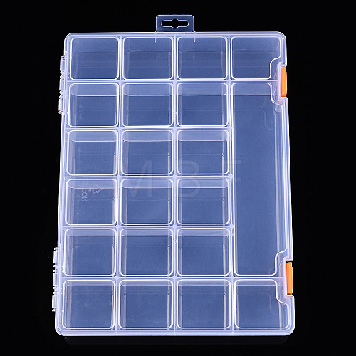 Rectangle Polypropylene(PP) Bead Storage Container CON-N013-06-1