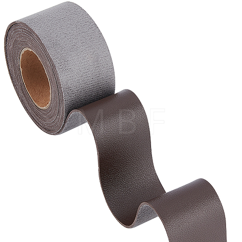 2M PVC Imitation Leather Ribbons SRIB-WH0011-126C-02-1