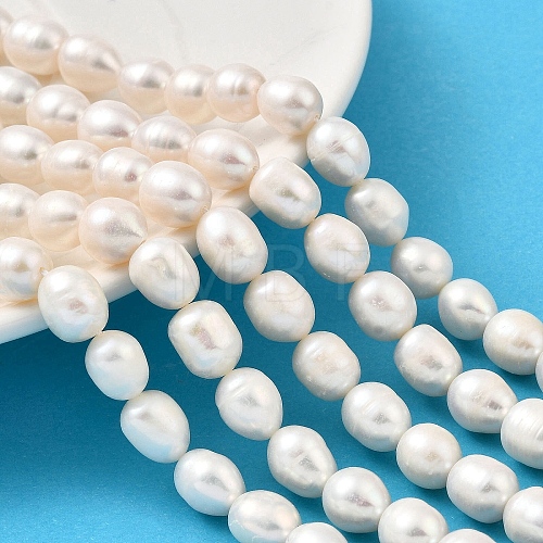 Natural Cultured Freshwater Pearl Beads Strands PEAR-I007-01E-02A-1