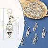 30Pcs Alloy Pendant Decorations HJEW-YW00475-3