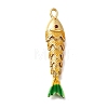 Brass Micro Pave Cubic Zirconia Pendants KK-Z125-13G-01-1