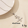 Stainless Steel Cross Pendant Necklace AR4885-7-1