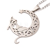 Non-Tarnish 304 Stainless Steel Necklaces NJEW-Q338-07P-3
