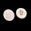1-Hole Resin Alloy Shank Buttons FIND-B065-03G-10-2