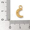 Ion Plating(IP) 304 Stainless Steel with Rhinestone Charms STAS-G351-16G-02-3