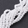 Natural White Jade Beads Strands GSR4mmC067-4