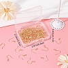 100Pcs Brass Earring Hooks KK-CN0001-79-7