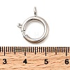 Brass Spring Ring Clasps KK-D407-20P-E-3