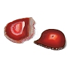 Natural Druzy Agate Slice Cabochons G-F826-E07-2