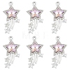 10Pcs Glass Pendants GLAA-YW0004-64B-02-1