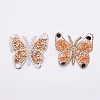 Butterfly Rhinestone Patches DIY-WH0175-14B-1