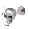 304 Stainless Steel Threadless Labret Stud WG47083-02-1