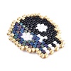 Handmade Seed Beads Pendants SEED-I012-46B-2
