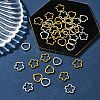 50Pcs Tibetan Style Alloy Bead Frame TIBEB-FS0001-10AG-8
