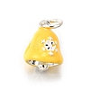 Alloy Enamel Charms ENAM-D303-04P-03-1