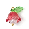 Glass Pendants PALLOY-MZ00837-06-1