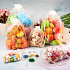 60Pcs 6 Styles Rectangle Organza Bags Jewellery Storage Pouches Wedding Favour Party Mesh Drawstring Gift Bags OP-TA0001-09-8
