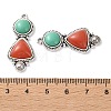 Bohemia Tibetan Style Alloy & Enamel Acrylic Pendants FIND-T074-06AS-3