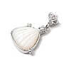 Natural Shell Carved Pendants KK-N290-06P-2