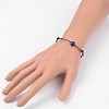 Adjustable Cowhide Leather Cord Bracelets BJEW-JB01944-03-4
