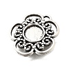 Tibetan Style Alloy Pendant Cabochon Settings for Enamel FIND-D042-09A-AS-2
