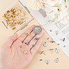 48Pcs 2 Styles Stainless Steel Stud Earring Findings STAS-BBC0010-23C-3