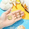 2Pcs 2 Colors Brass Enamel Pendants KK-CJ0005-79-4