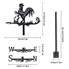 Iron Display Decorations DJEW-WH0010-79-2