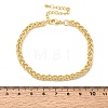 Brass Wheat Chains Bracelets for Women BJEW-H639-11G-5