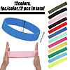 12Pcs 12 Colors Rubber String Hat Band FIND-CA0008-47-2