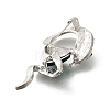 Snake Aolly Rhinestone Brooches JEWB-V008-01P-3