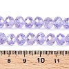 Electroplate Glass Beads Strands X-EGLA-A044-T8mm-B17-2