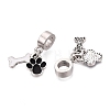 Alloy Enamel European Dangle Charms FIND-Q121-01D-P-2