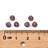 Polymer Clay Rhinestone Beads RB-A053-4mm-10-4