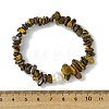 3Pcs 3 Styles Natural Mixed Gemstone Chip & Cultured Freshwater Pearl Beaded Stretch Bracelets Set for Women BJEW-JB13762-06-4