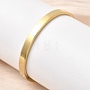 201 Stainless Steel Plain Bangles BJEW-Z151-01G-01-1