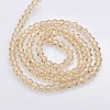 Bicone Glass Beads Strands LS-EGLA-P016-4mm-12-2