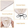3Pcs 3 Styles Flannel Packing Drawstring Bags ABAG-CO0001-01-4