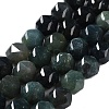 Natural Moss Agate Beads Strands G-NH0021-A31-02-1