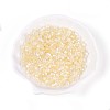 Transparent Spray Painted Glass Beads LS-EGLA-N018-4mm-10-1