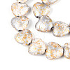 Spray Painted Synthetic Turquoise Beads Strands G-N352-28A-01-3