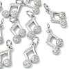 SHEGRACE Brass Clear Cubic Zirconia Charms XGRQ3P998-629P-1
