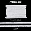 20 Yards Polyester Braided Lace Ribbon OCOR-DR0001-29B-2